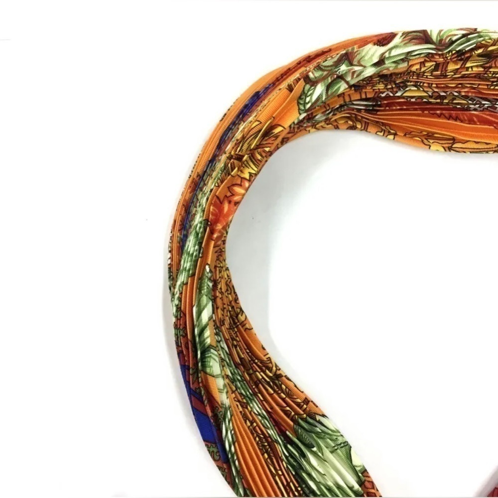 HERMES chapeau Carre 90 Multicolor Silk - Picture 3 of 17